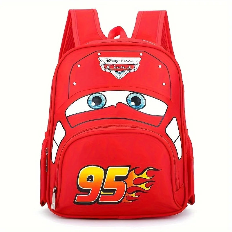 Cartoon Racing Car Kids Backpack