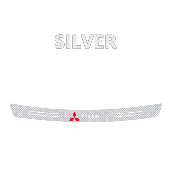 Carbon Fiber Rear Bumper Trunk Protective Sticker – 12 Colors
