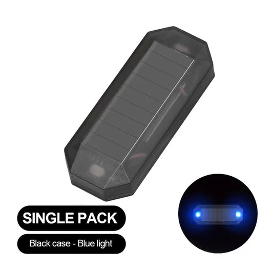 Solar Car Warning Light - LED Night Security Beacon