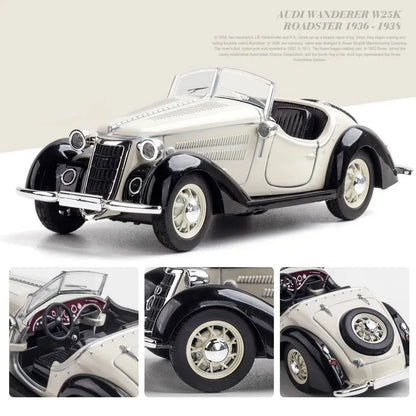 1:32 Diecast Pull Back Toy Car Model – Openable Doors Collectible
