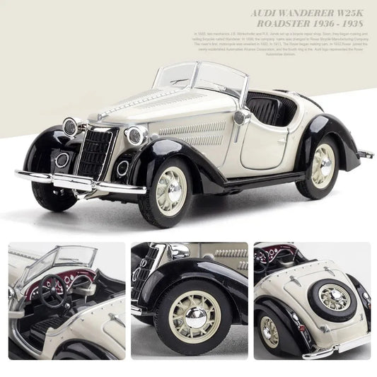 1:32 Diecast Pull Back Toy Car Model – Openable Doors Collectible