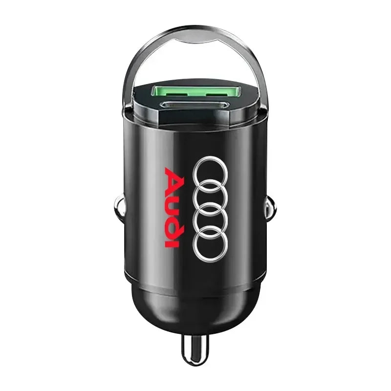 USB Type-C Fast Car Charger Adapter | Hidden Metal Design