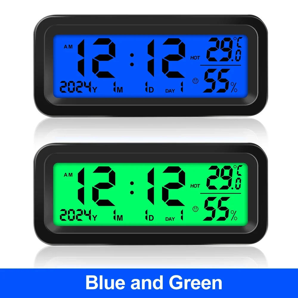 Car Dashboard Clock | Solar Thermometer