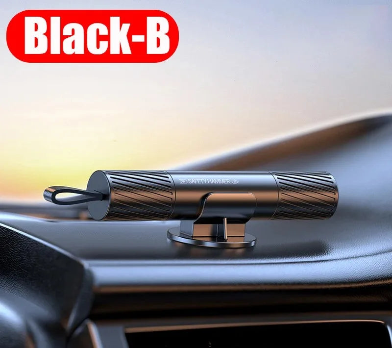 Car Emergency Hammer - Window Breaker & Seatbelt Cutter