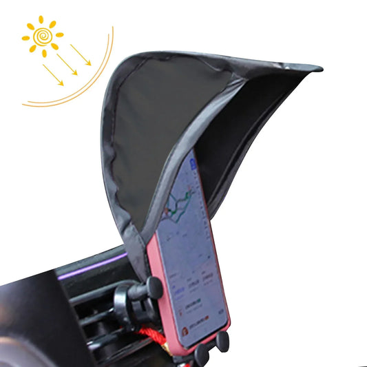 Car Phone Sun Shield – Silver Coated UV & Glare Blocker