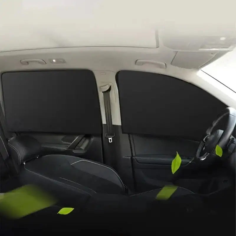 Magnetic Car Window Sun Shades - UV Privacy Curtains