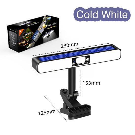 Solar Motion Sensor Light - 160 LED Clip-On Outdoor Lamp