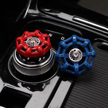 Metal Valve-Style Car Knob Decoration – Center Console Ornament