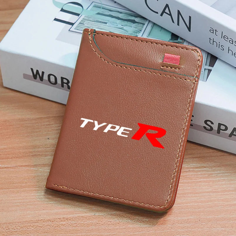 Ultra-Slim Carbon Fiber Card Holder | PU Leather Mini Wallet