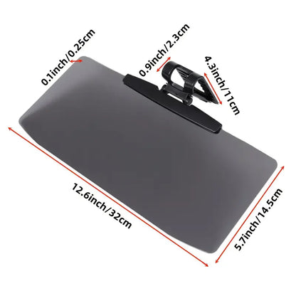Car Anti-Glare Sun Visor Mirror – UV Protection Sunshade