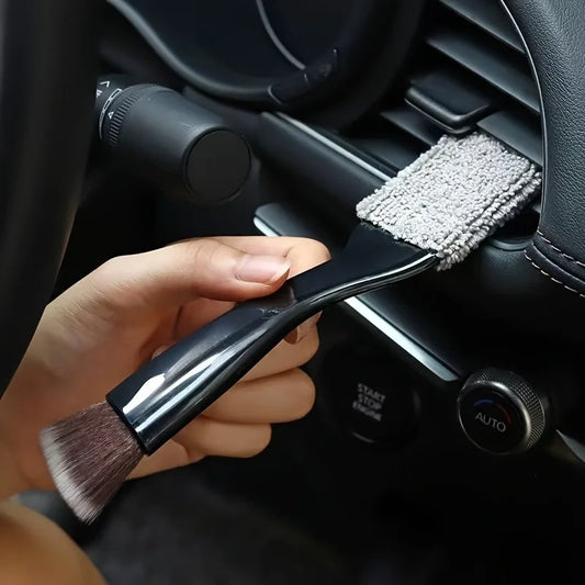 Car Interior Detailing Brush - Soft Bristle Cleaning Tool for Dashboard, Vents & Crevices