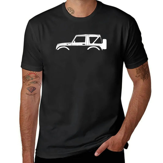 Car Silhouette Graphic T-Shirt – Oversized Cotton Tee