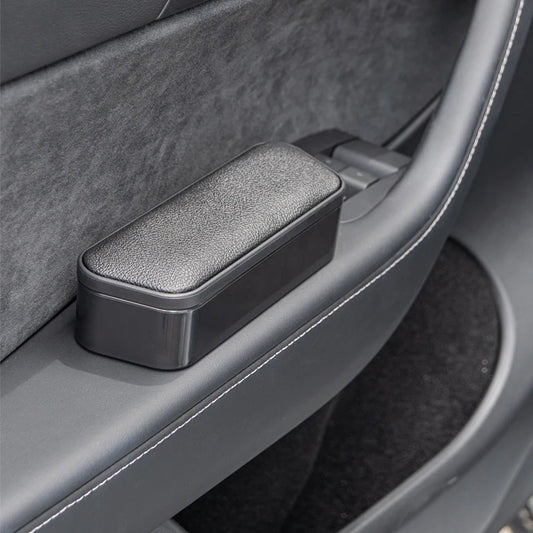Car Door Armrest Storage Box – Adjustable Height Elbow Rest