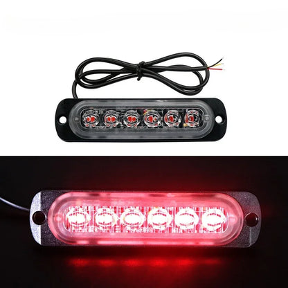 2-Piece LED Strobe Warning Light Kit 12V/24V