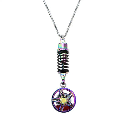 Car Wheel Rearview Pendant