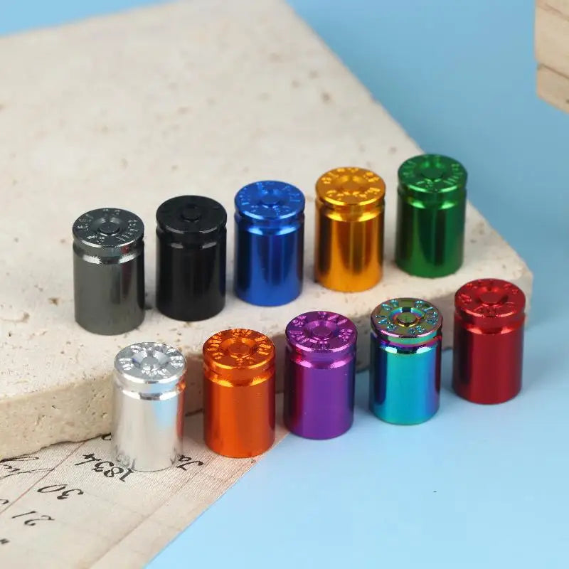 Aluminum Alloy Tire Valve Stem Caps Set of 4 | Universal Fit