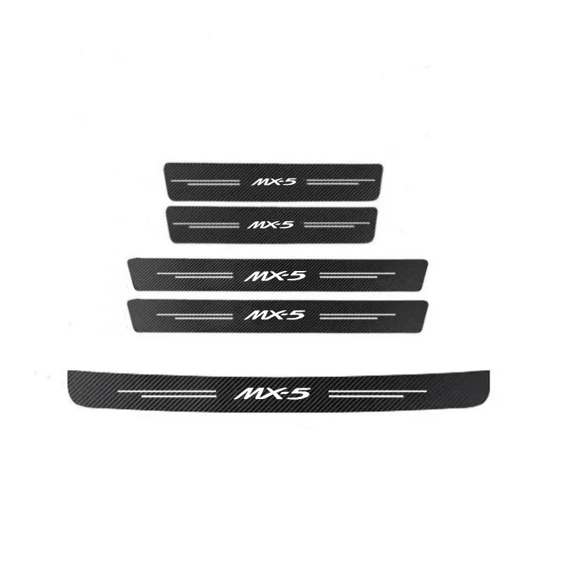 Carbon Fiber Door Threshold Strip Sticker – Car Protective Decal