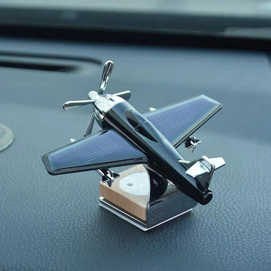 ソーラー充電式 飛行機型車用エアフレッシュナー