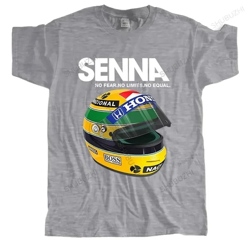 Racing Helmet Graphic T-Shirt | No Fear No Limits No Equal