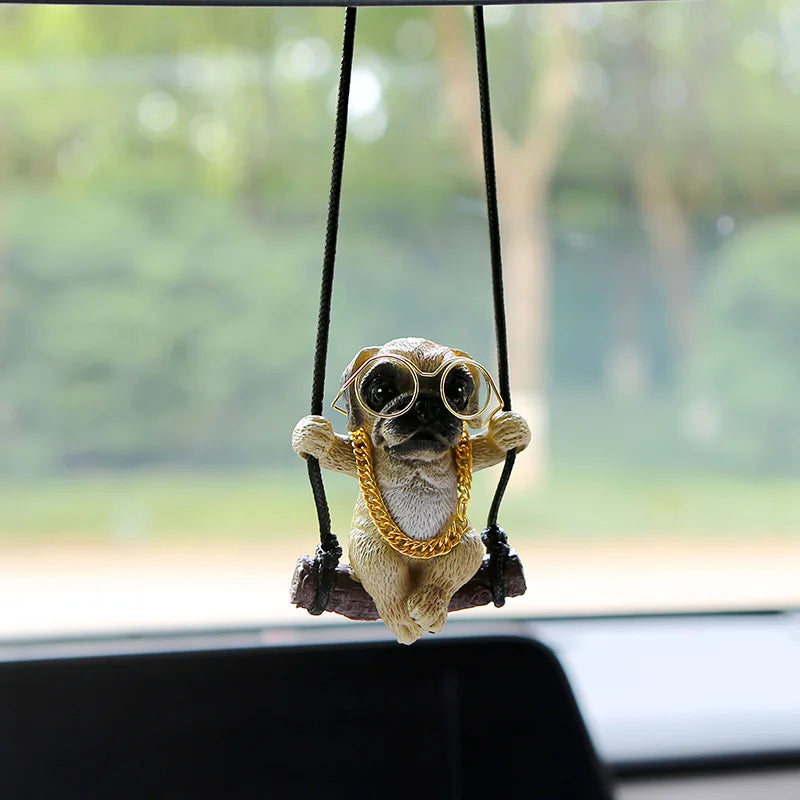 Bulldog Pendant Rearview Mirror