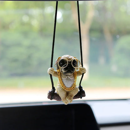 Bulldog Pendant Rearview Mirror