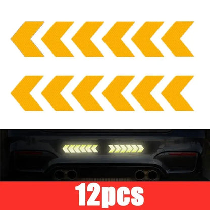 Reflective Arrow Safety Stickers
