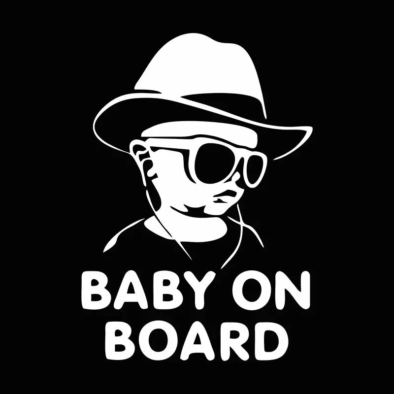 Baby on Board Car Sticker - Waterproof PVC Decal