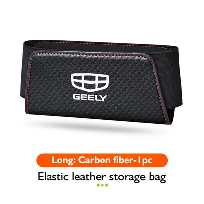 Car Seat Side Pocket Storage Bag – Elastic Leather Organizer