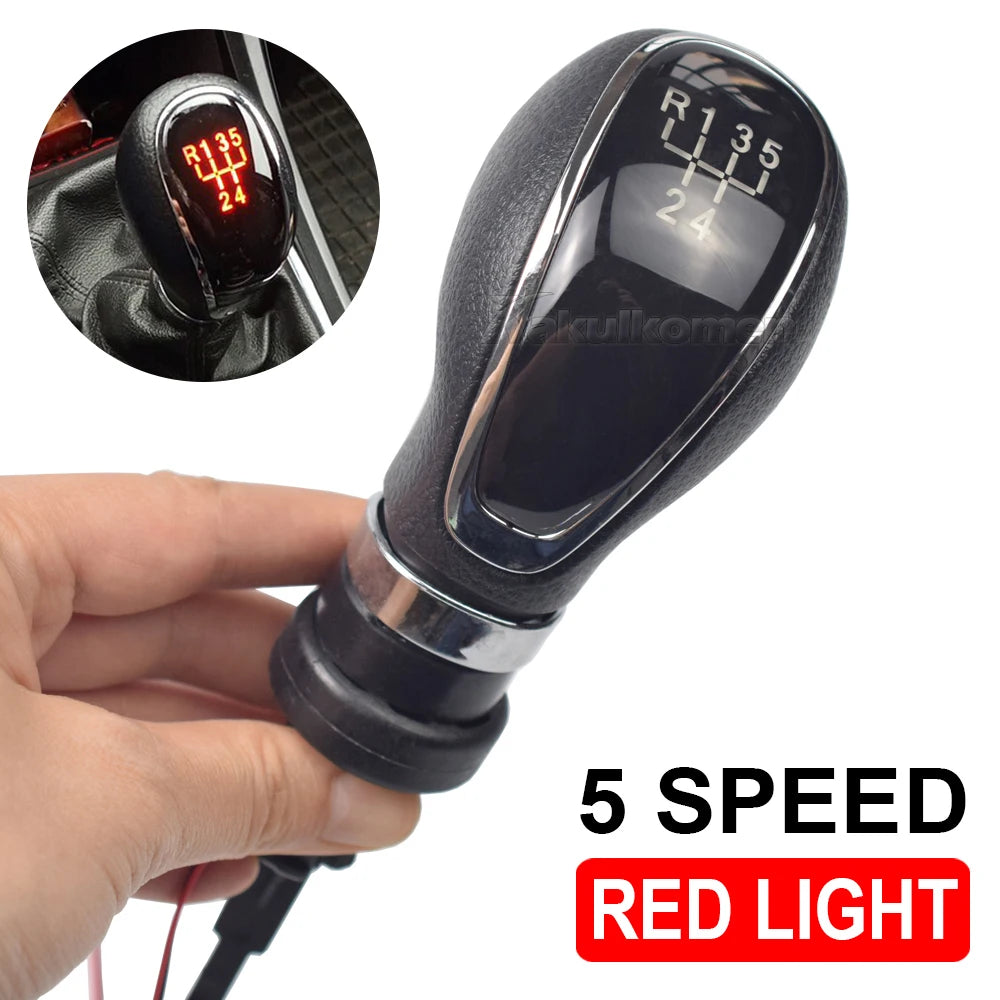 LED 5/6 Speed Car Gear Shift Knob