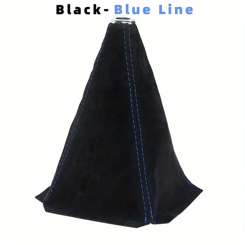 Car Gear Shift Knob Cover – Flocking Suede Waterproof Shifter Boot Universal