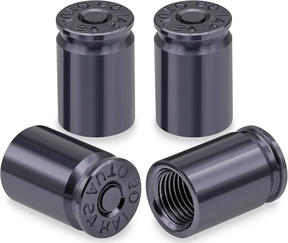 4PCS Aluminum Alloy Car Tire Valve Stem Caps