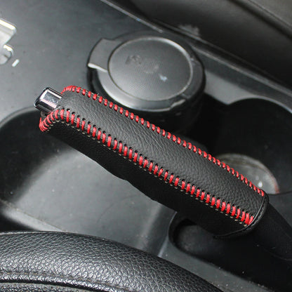 PU Leather Car Gears Handbrake Cover