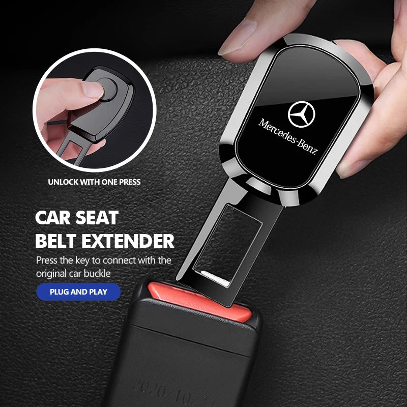 Car Seat Belt Extender – Adjustable Buckle Clip Extension