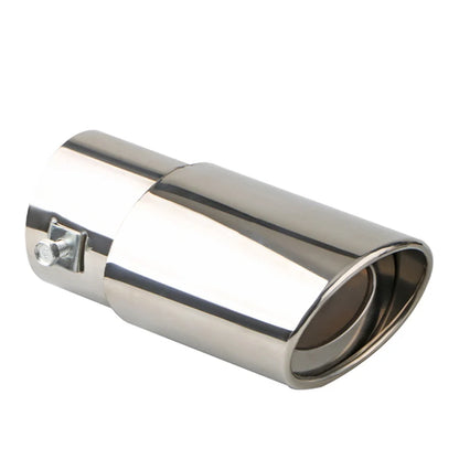 Stainless Steel Exhaust Muffler Tip - 2.5" Inlet Chrome & Color Finish