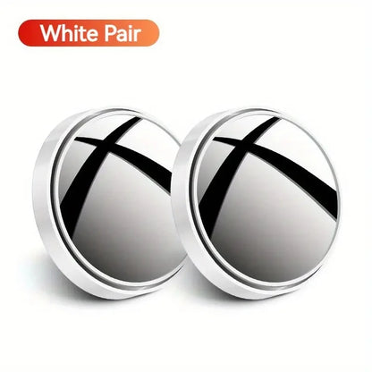 Blind Spot Mirror 360° Wide Angle Adjustable - Reversing Rearview Mirror Pair