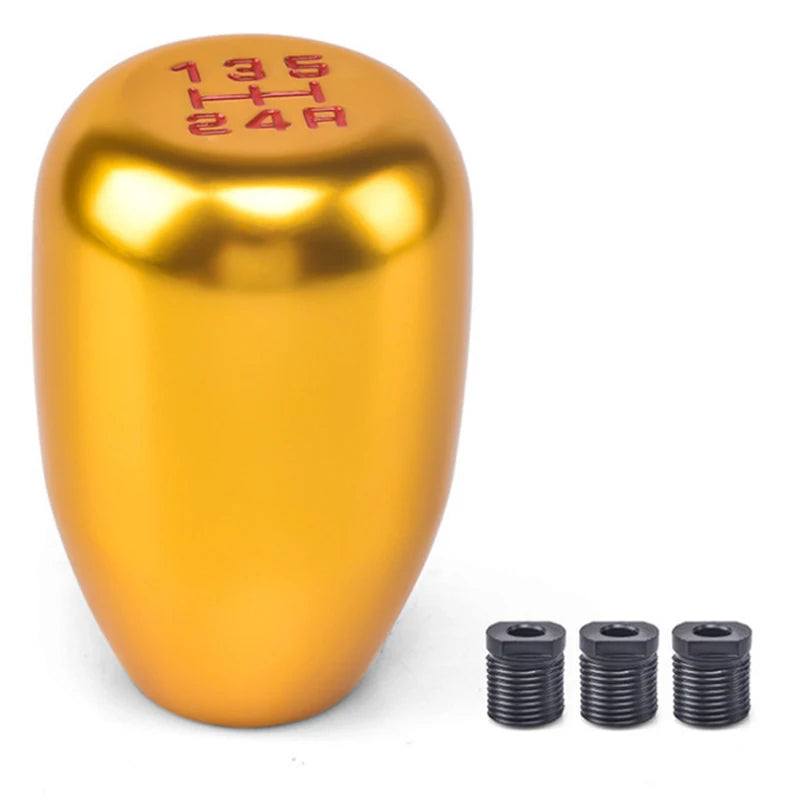 5 Speed Universal Metal Car Gear Shift Knob