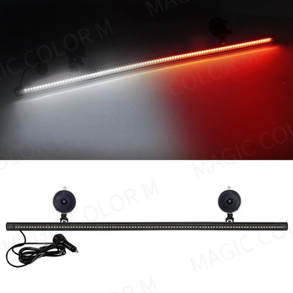 96 LED Strobe Warning Light Bar – 84cm | 15 Flash Modes | 12V