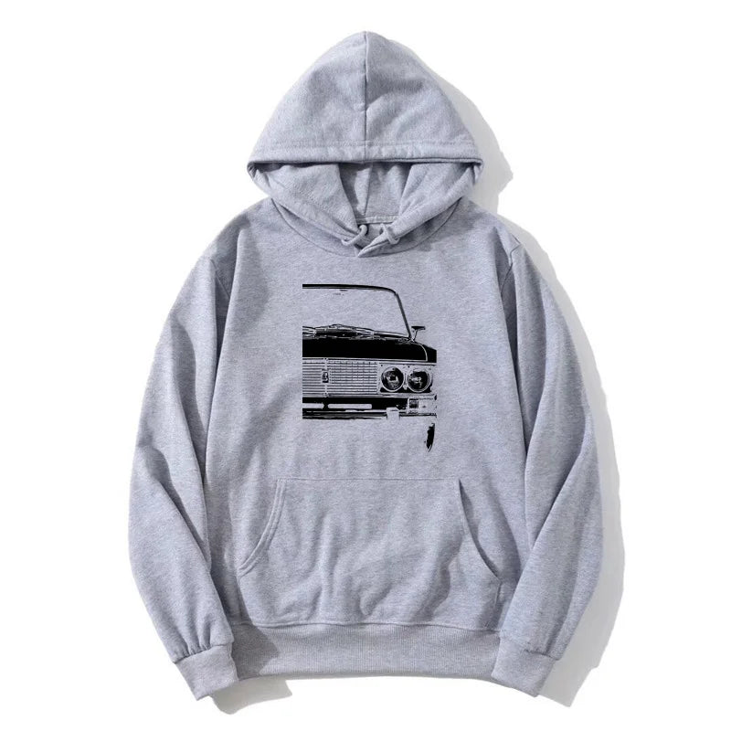 Car Graphic Hoodie – Pullover & Zip-Up Cotton Sweatshirt
