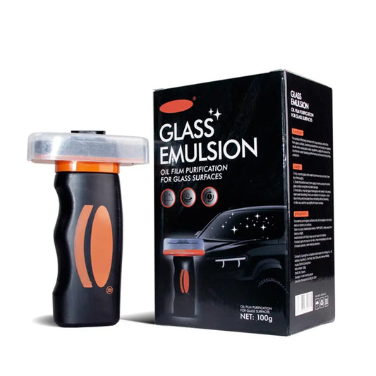 Car Glass Oil Film Remover – Emulsion Kit with Applicator
