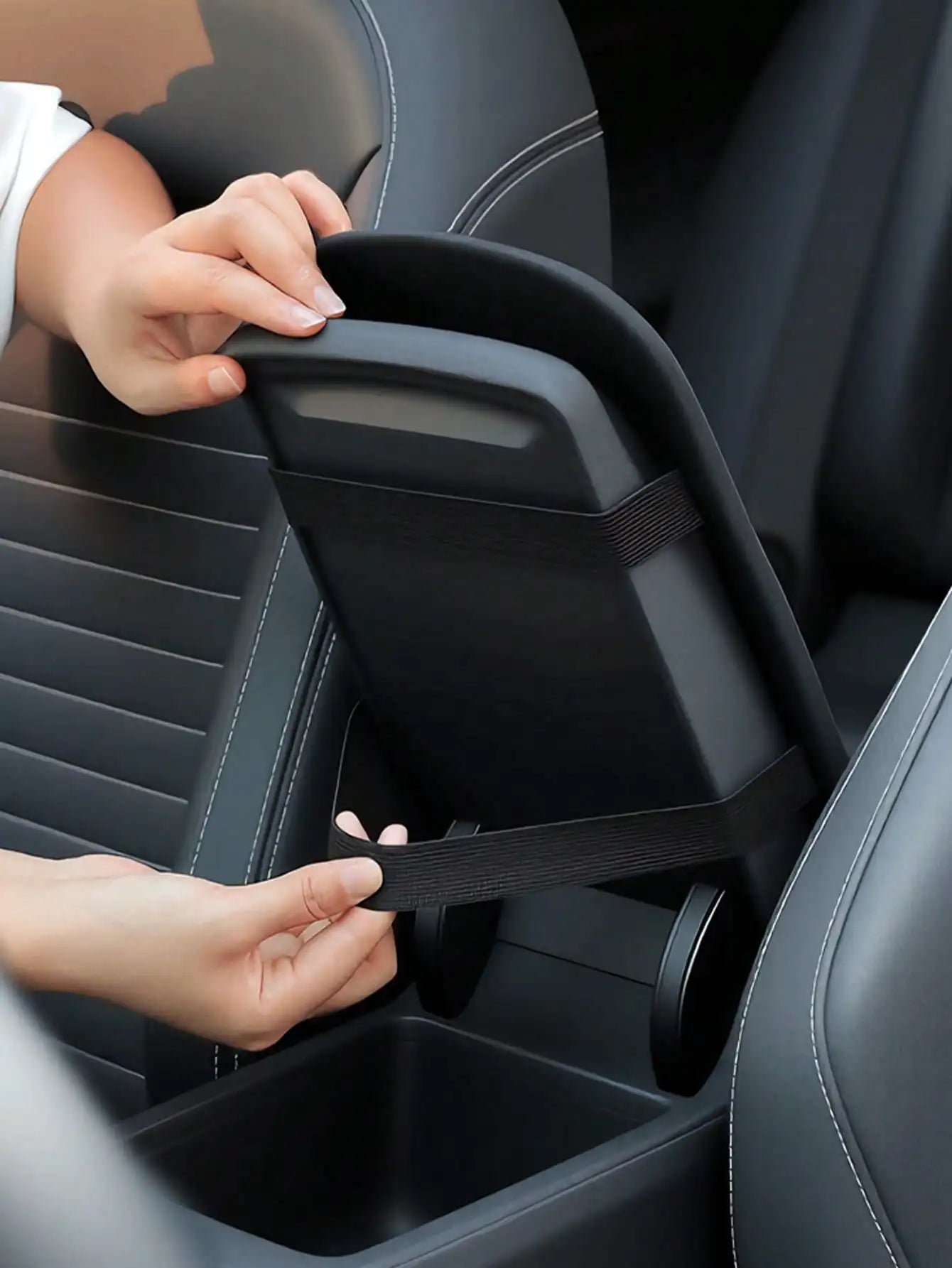 Car Armrest Pad Thickened Velvet