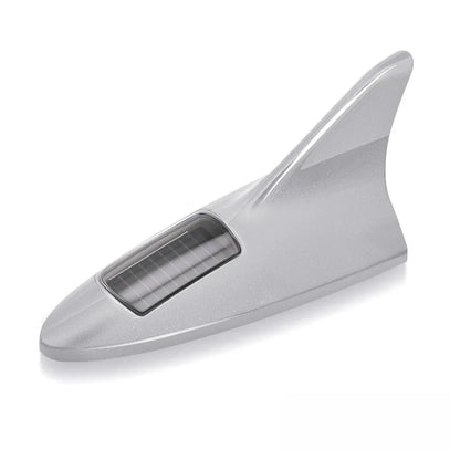 Car Solar LED Anti Collision Light Shark Fin Antenna