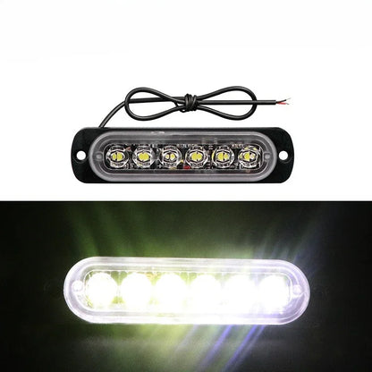 2-Piece LED Strobe Warning Light Kit 12V/24V