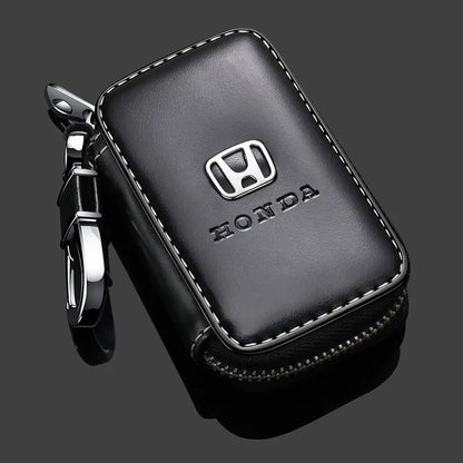 Leather Car Key Case – Multi-Function Key Wallet & Bag