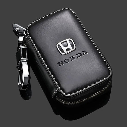 Leather Car Key Case – Multi-Function Key Wallet & Bag
