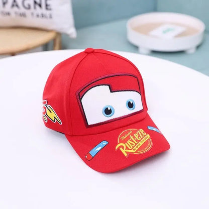 Cartoon Racing Kids Baseball Cap