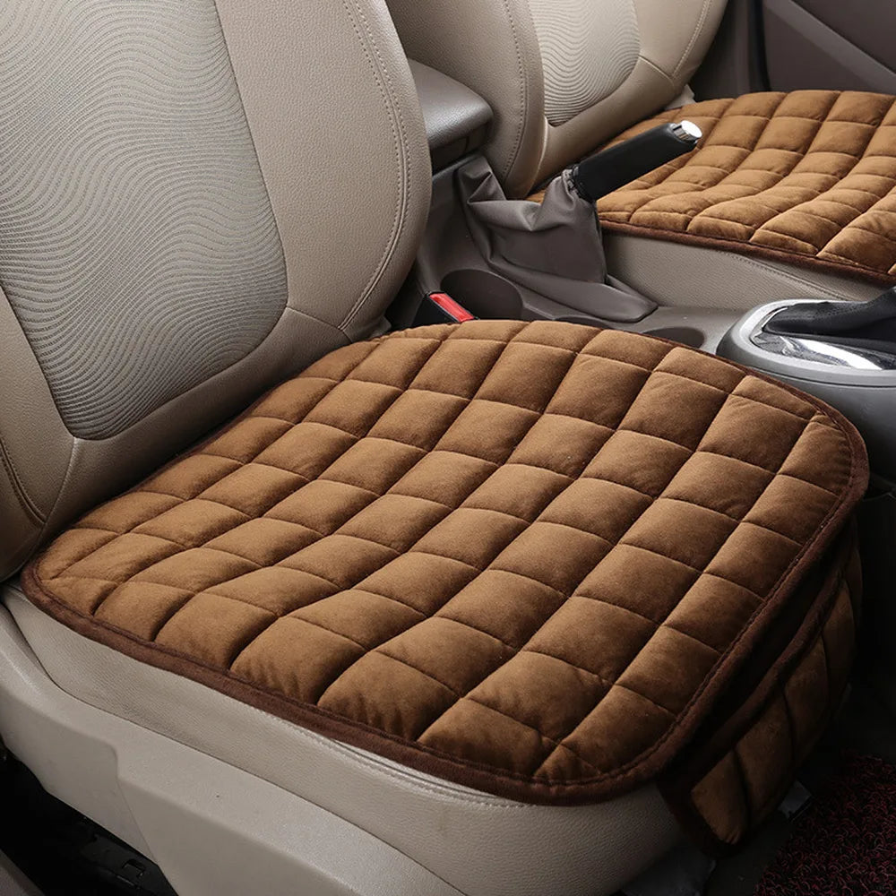 Winter Warm Car Seat Cushion – Anti-Slip Plush Seat Cover Pad