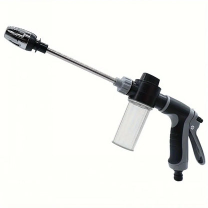 High-Pressure Car Wash Water Gun with Foam Cannon & Adjustable Nozzle