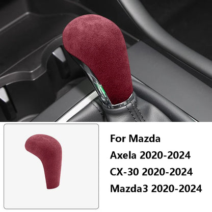 Car Gear Shift Knob Cover Suede