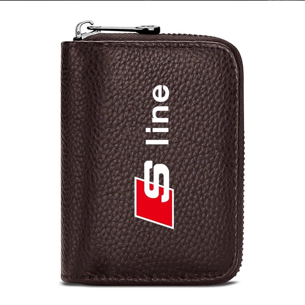 A. Car Leather Mini Wallet