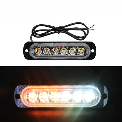 2-Piece LED Strobe Warning Light Kit 12V/24V